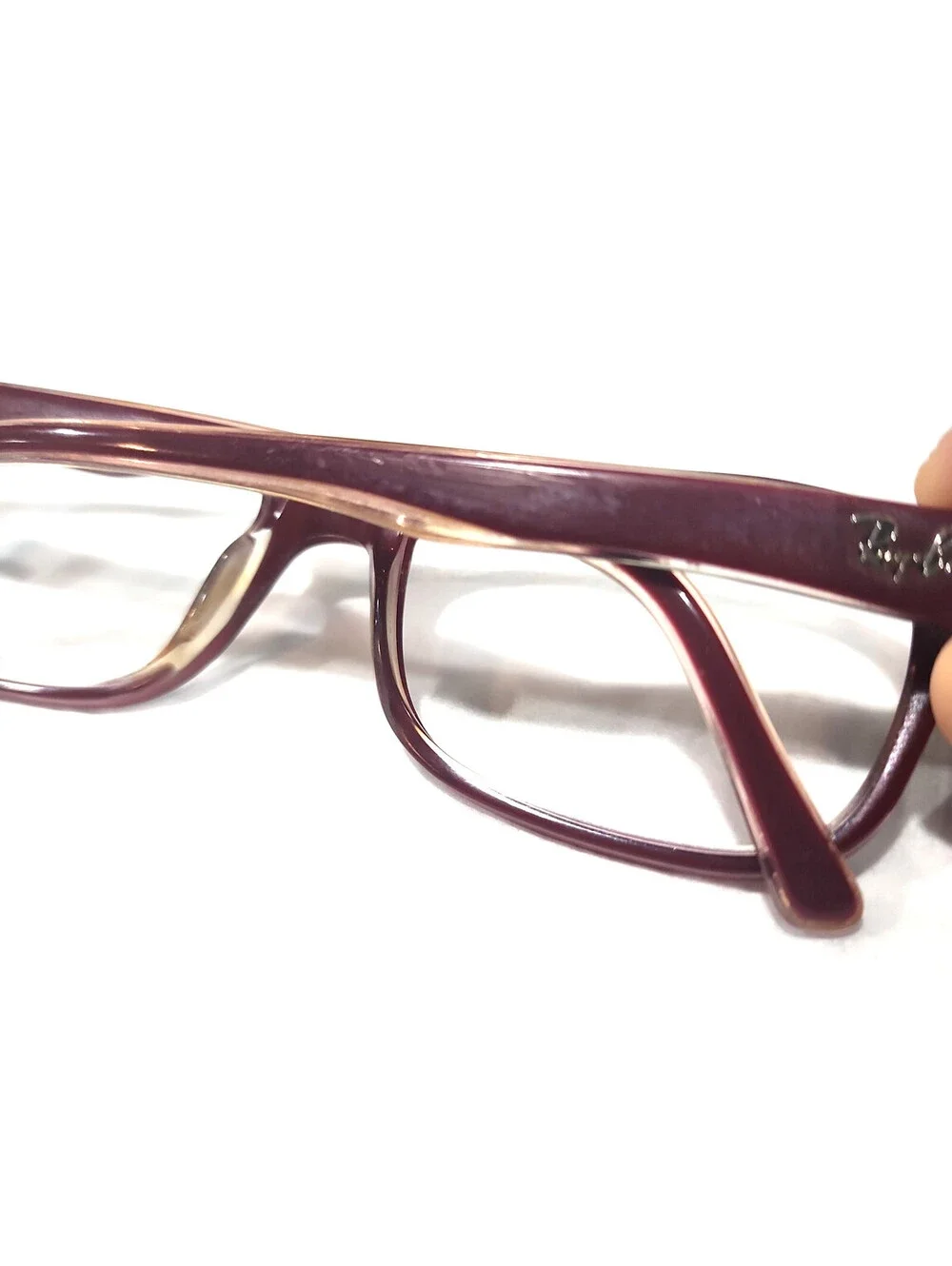 Ray Ban RB5268 5738 Large Red Square Eyeglasses 55-18 145  WA